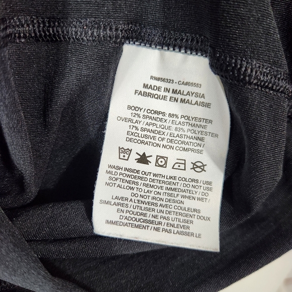 Nike Women's Black Overlay Racer Back Tank Top Size Small - Picture 6 of 6